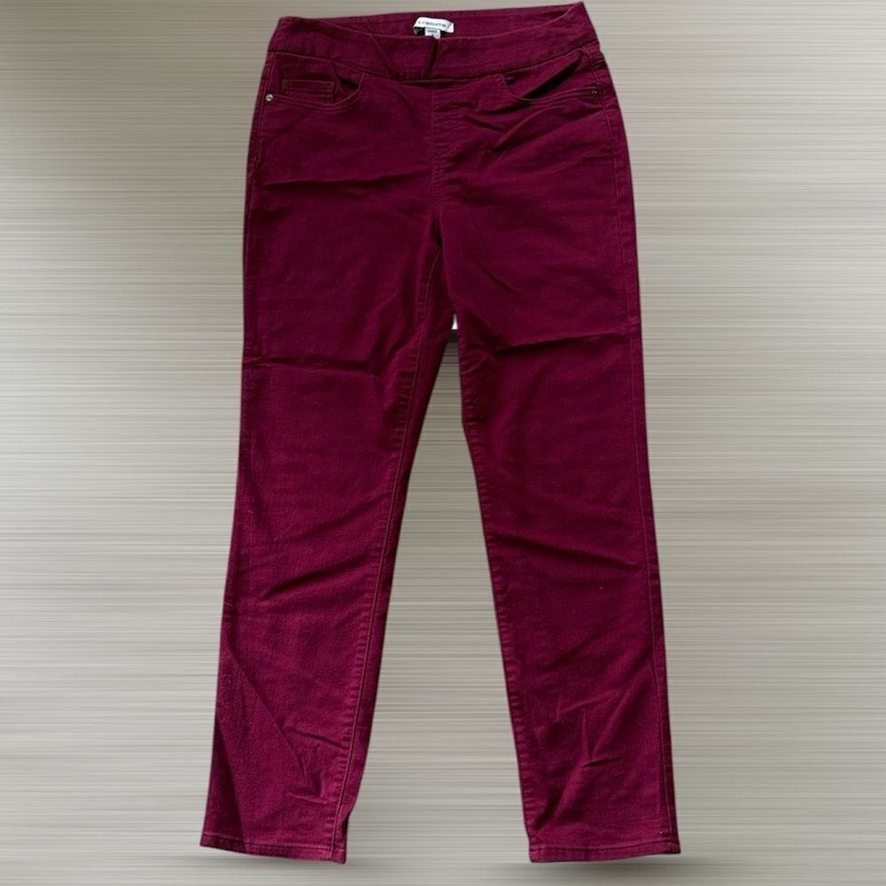 Liz Claiborne Women's Amber Mid-Rise Pull On Pants!